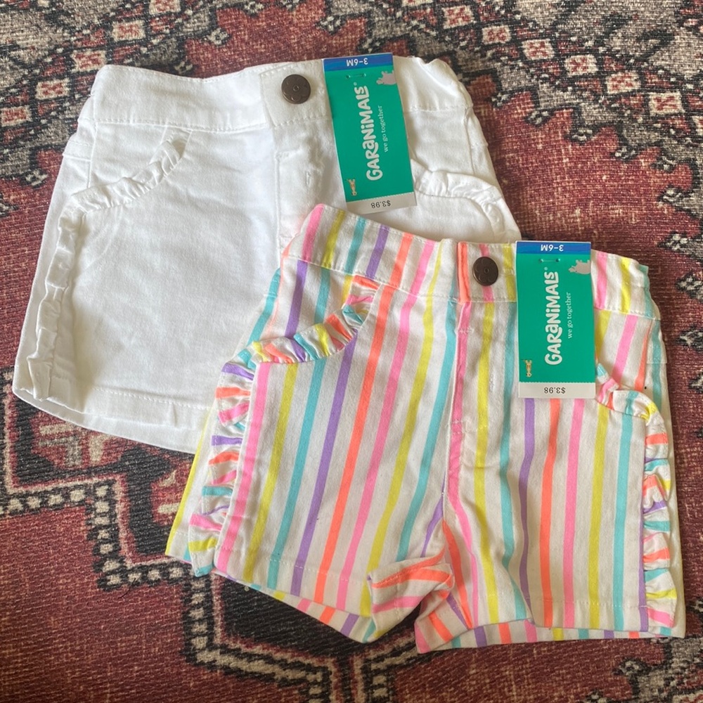 Baby girl denim shorts